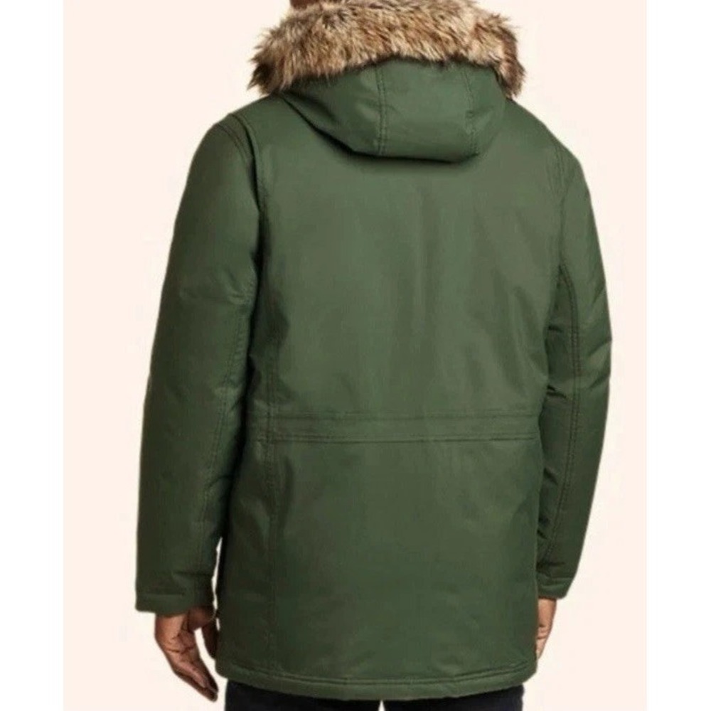 Eddie Bauer Mens Superior Down Parka Dark Loden (Green) 3XLT Weatheredge - Picture 2 of 16